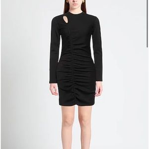 Les Coyotes De Paris Donna cut-out detail dress black